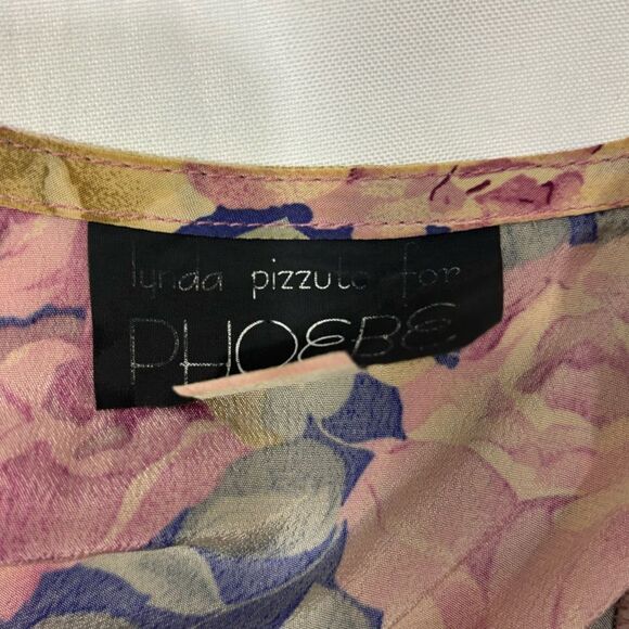 Vintage Lynda Pizzuto for Phoebe Dress Floral Prind - Picture 5 of 16